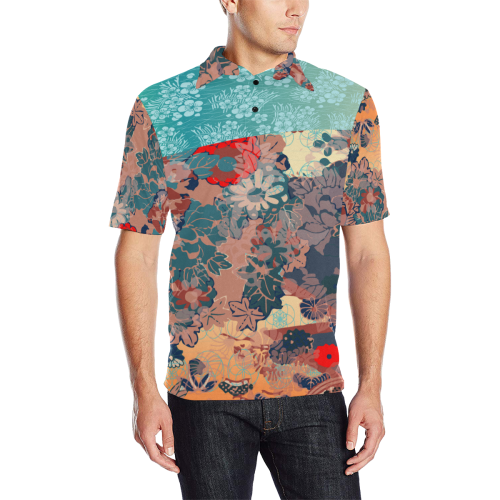 Floral Frenzy Polo