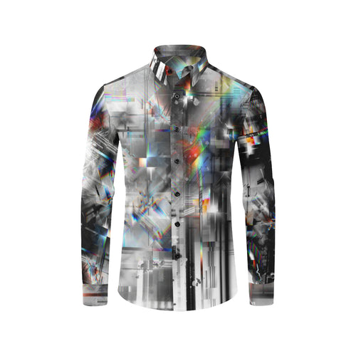 Scratching a Glitch Casual Dress Shirt