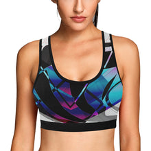 Paraglyph in Blue Sportsbra