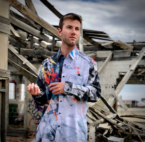 Marble Chemistry Casual Dress Shirt