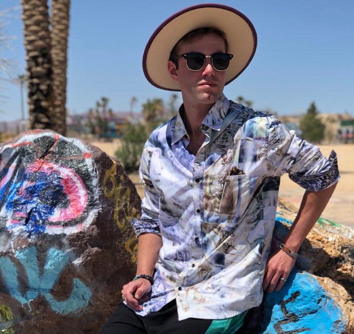 Gold Coast Hustle Casual Dress Shirt