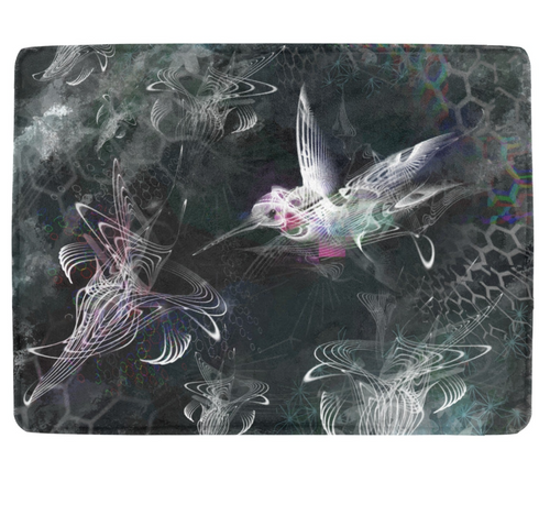 Vibrational Visions Micro Fleece Blanket 60