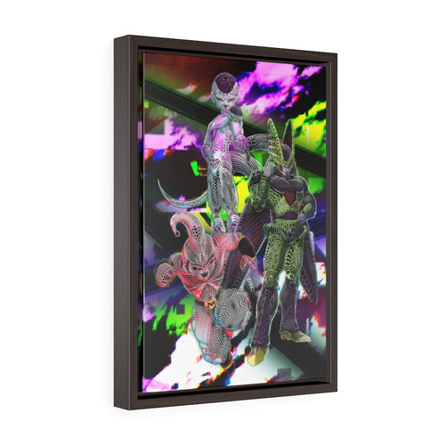 Uh Oh Framed Premium Gallery Wrap Canvas