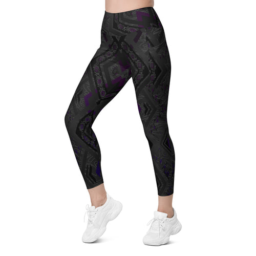 Black Pearl Leggings with pockets