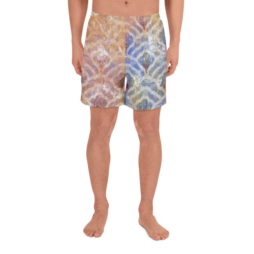 Just Peachy Men's Athletic Long Shorts