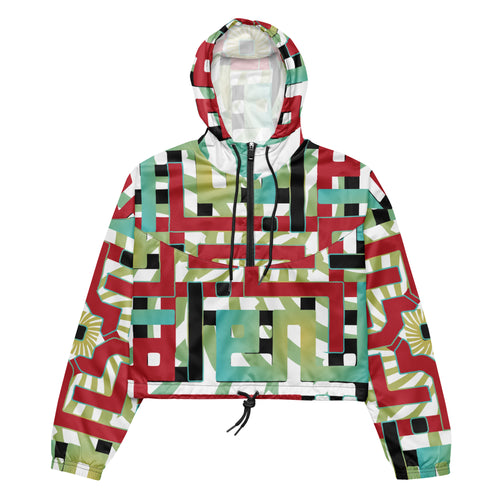 MetroGlyph Women’s cropped windbreaker