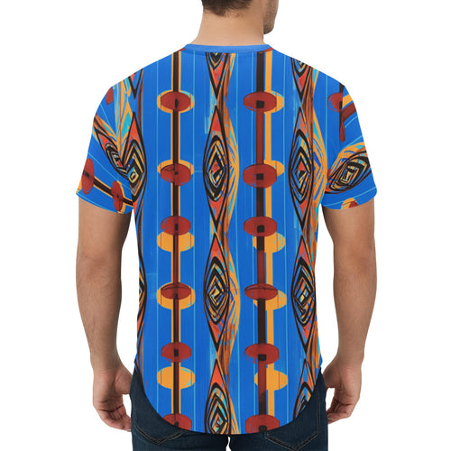 Bluebird Stocks Curved Hem T-Shirt