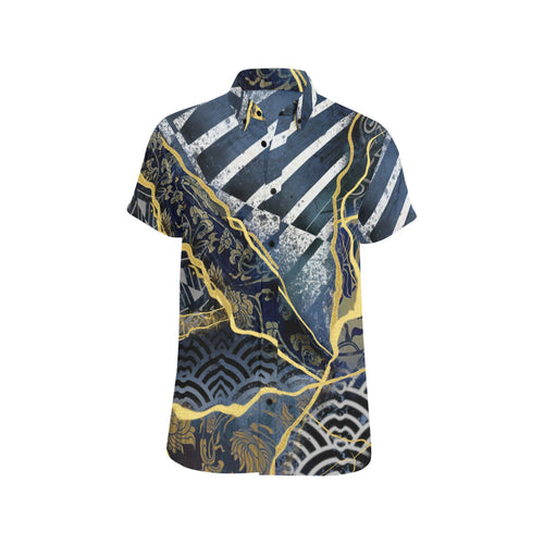 Kintsugi Short Sleeve Button Up