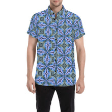 Silly Little Sequences Short Sleeve Button Up