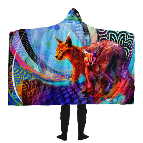 That's Why They Call Me Whiskers Hooded Blanket