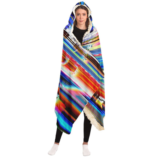 Too Young for Secrets Hooded Blanket