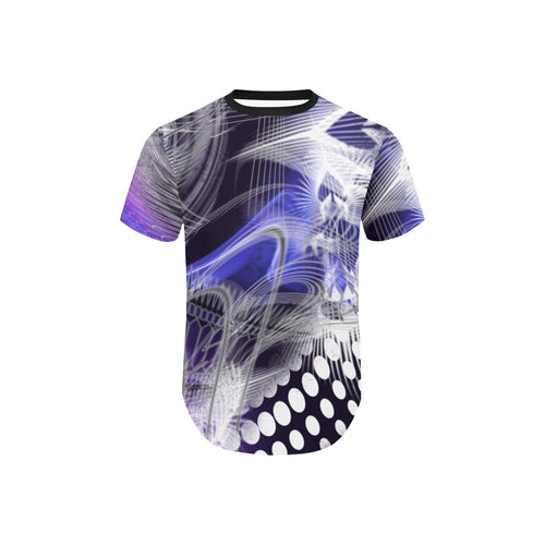 Black Magik Curved Hem T-Shirt