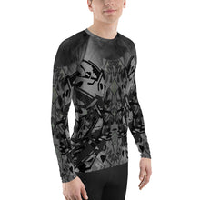 TimeStretch in Charcoal Men's Rash Guard