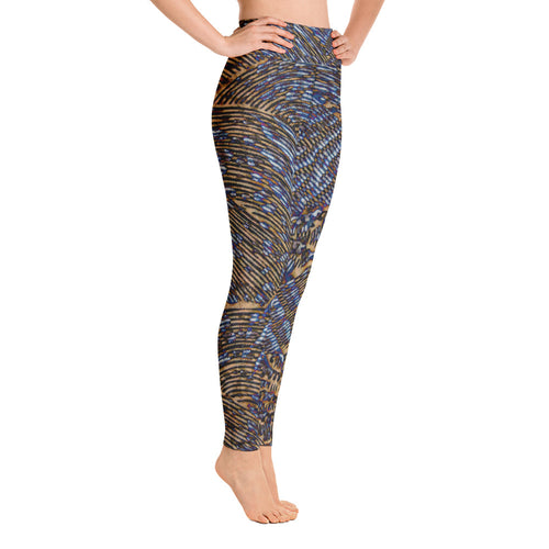 Wet Cheetah Yoga Leggings
