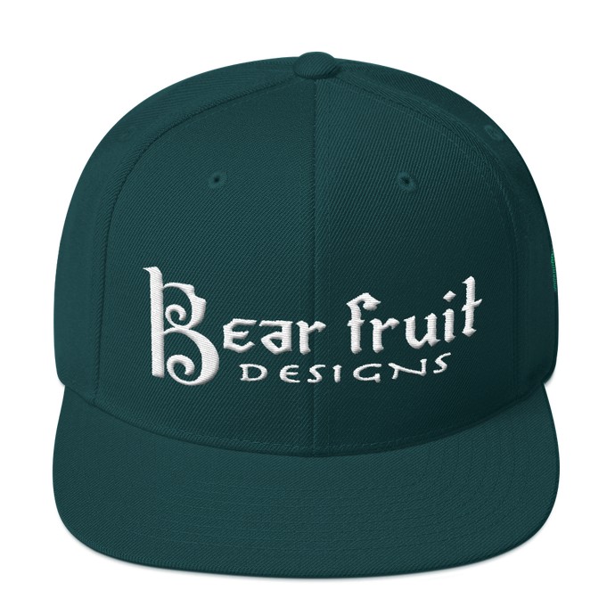 Forest Bear Fruit Snapback Hat