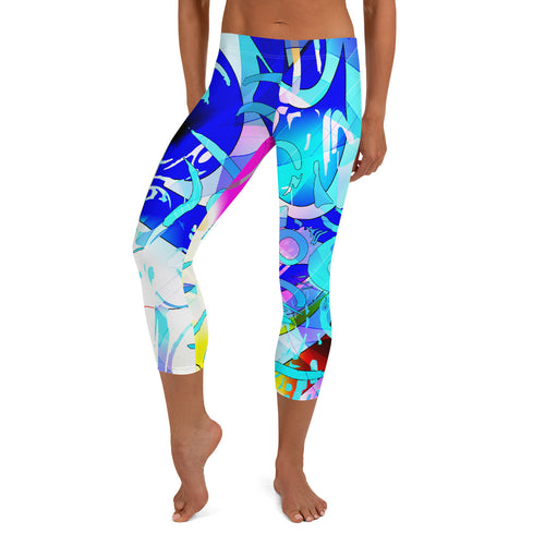 Sailor Fruit Capri Leggings