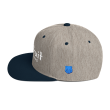 Grey and Navy Bear Fruit Snapback Hat