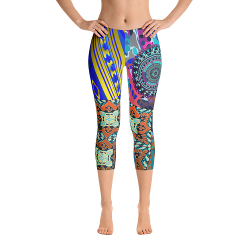 A Little Swing Capri Leggings