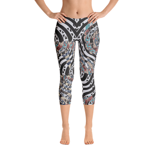 Victorian Jazz Capri Leggings