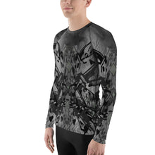 TimeStretch in Charcoal Men's Rash Guard