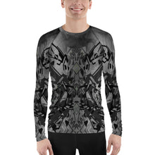 TimeStretch in Charcoal Men's Rash Guard