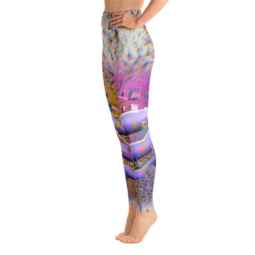 Smoking Cheshire Yoga Leggings