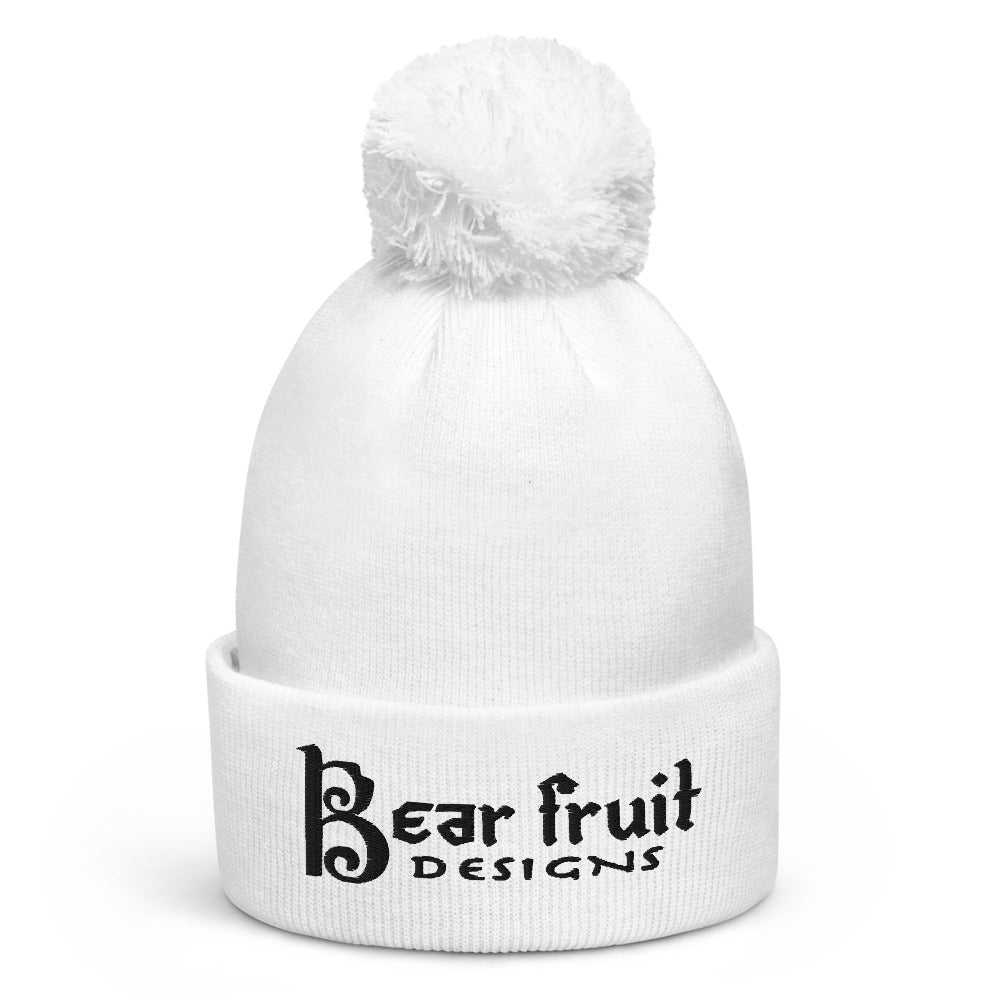 Bear Fruit Pom pom beanie