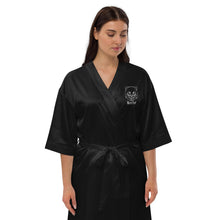 Satin robe