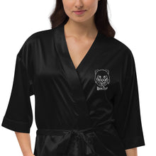 Satin robe