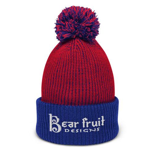 Speckled Fruit Pom-Pom Beanie