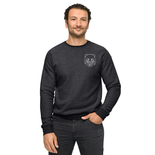 Bear Fruit sueded fleece sweatshirt